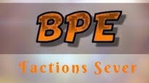 Review BrandPE Factions Sever | MinecraftPE 1.2