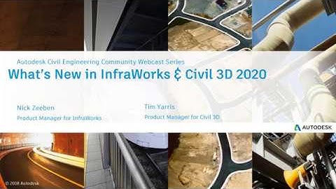 [Webinar] Introducing InfraWorks and Civil 3D 2020
