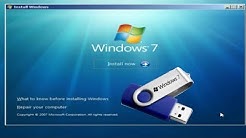 Install Windows 7 dengan Flashdisk - Durasi: 13.22. 