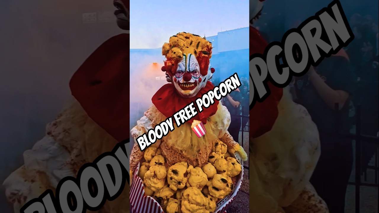 Free Popcorn at Bunny Bradley’s Friday nights only #halloween #howloscream #scareactor