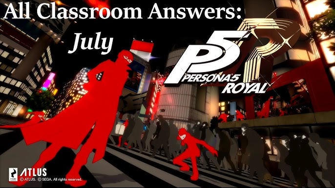 Persona 5 Royal: All Exam Answers