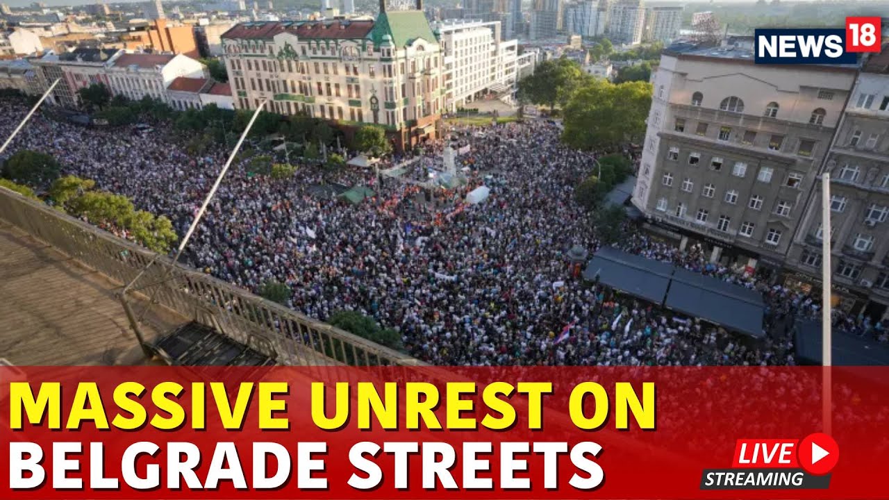 Serbia Protest 2024 LIVE | Mass Anti Government Protest in Belgrade ...