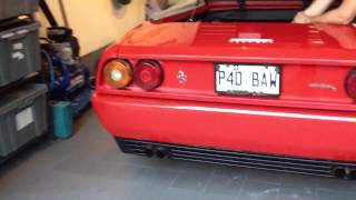 Ferrari with tubi and test pipe -