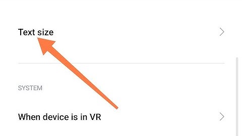 How to change Text size in Redmi 7 , Text size ko kaise change kar sakte hai