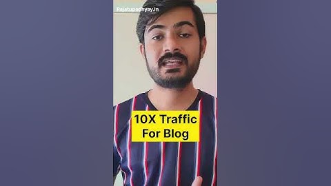 How to get More Free Traffic On Your Blog | Pro Tip for Bloggers | #blogger #blogging