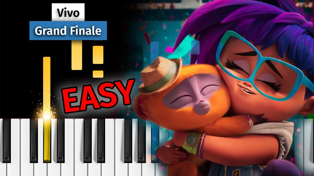 Vivo - Grand Finale - EASY Piano Tutorial