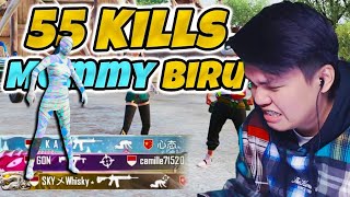 Ketemu Mummy Biru Server Habis Kita Bantai - Total 55 Kills Ace Dominator | PUBG Mobile