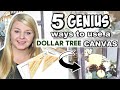 5 Genius Ways to Use A Dollar Tree Canvas | DIY DOLLAR TREE DECOR IDEAS | Krafts by Katelyn