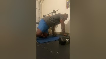 Push ups with superset bicep curls