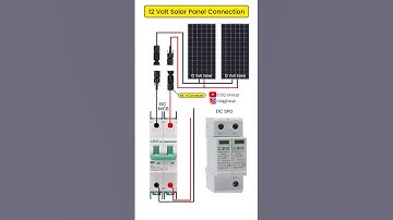 CSQ DC MCB and DC SPD connection with solar panel wiring #solar #panel #dcmcb #spd #mcb #mc4