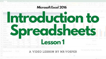 Excel Spreadsheets 101: Learn the Basics with Lesson 1 - Introduction