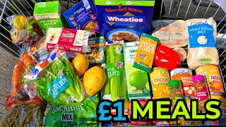 Living on £1 Meals for 7 Days | Limited Budget Food Challenge
