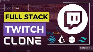 Twitch Clone Part 1 Full Stack React Nextjs Prisma Livekit Mysql Tailwindcss Prisma Clerk