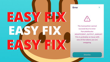 FIXING PANCAKE SWAP ERROR: INSUFFICIENT OUTPUT AMOUNT  | SPORE FINANCE | SAFEMOON  | MUNCH COIN