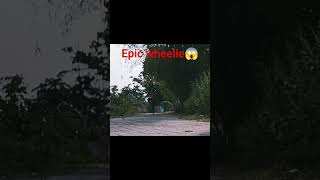 Epic long Wheelie 😱👍 #mtb #stunt #cycling