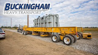 Transformer Relocation in Ohio - Buckingham Heavy Transport