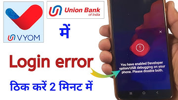 You have enabled Developer Option/USB debugging on your phone. Please disable both. in vyom app