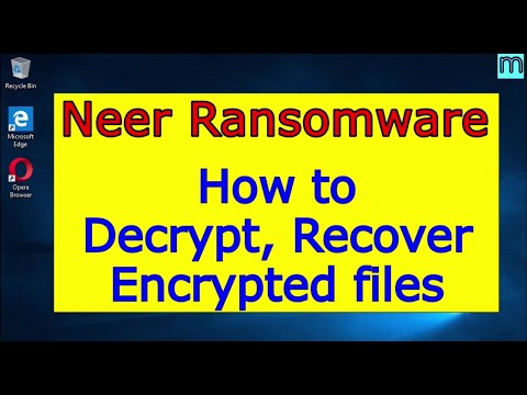 Neer virus (ransomware). How to decrypt .Neer files. Neer File Recovery Guide. thumbnail