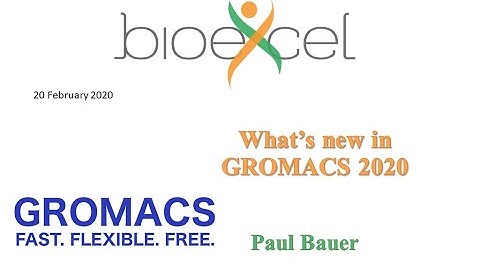 BioExcel Webinar #42: What