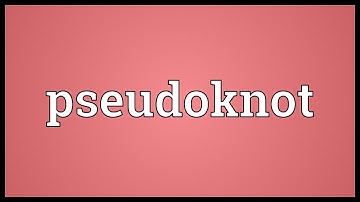 Pseudoknot Meaning