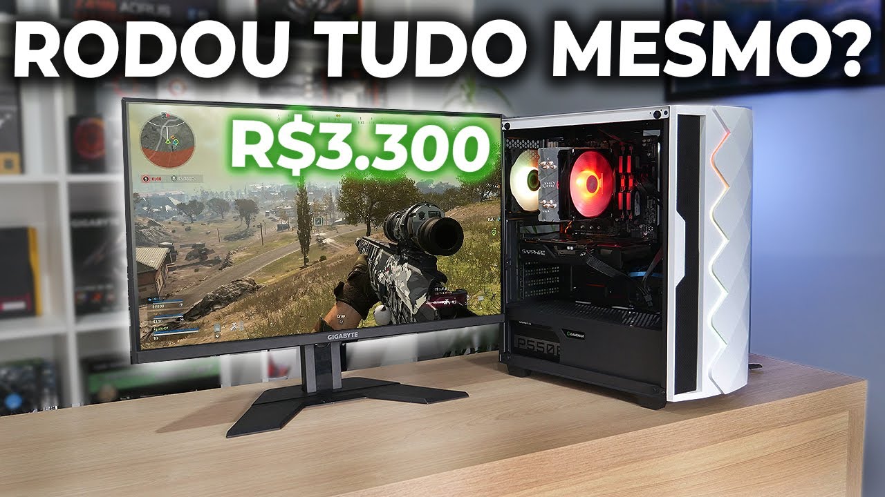 PC Gamer para rodar tudo por R$ 4500 testado em 15 jogos; Veja