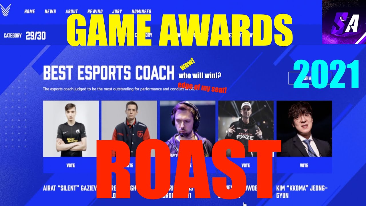 Sunburned Albino Roasts and Votes for The Game Awards Nominees 2022 