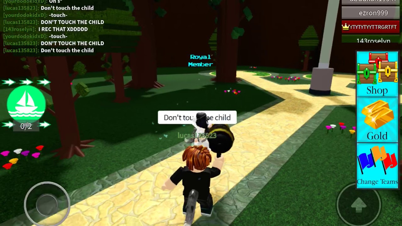 Don T Touch The Child Roblox Nutshell Youtube - don't touch the child roblox id