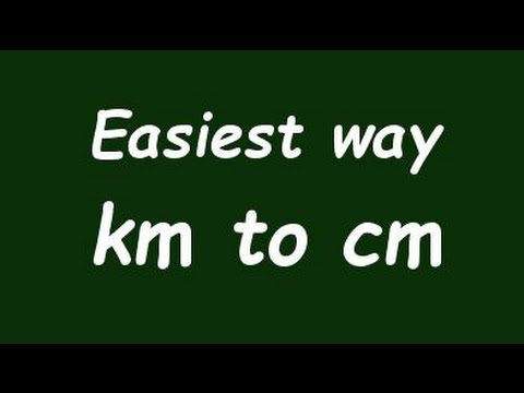 ✅ Convert Km to cm (kilometer to centimeter) with Example