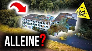 SELTSAME GERÄUSCHE IM VERLASSENEN KURHOTEL?😳 | ALLEINE IM LOST PLACE!