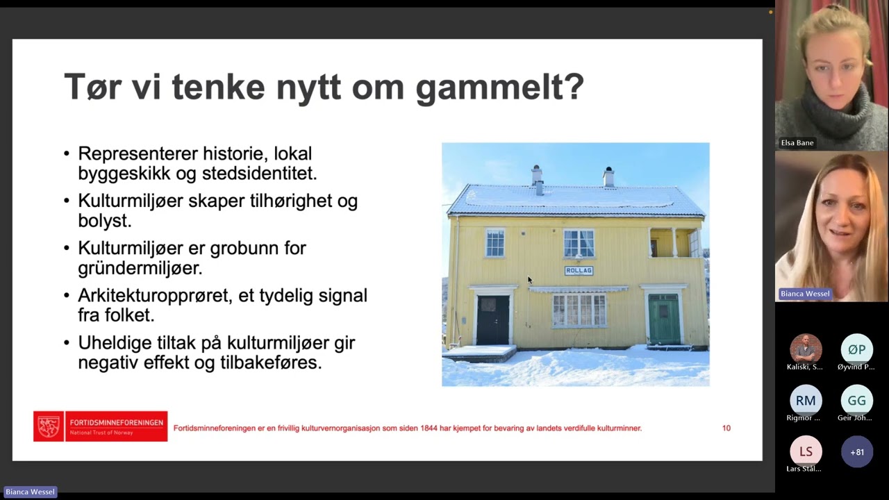 Lys i gamle hus.
