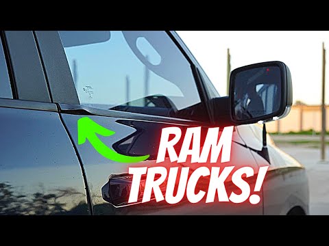 How to Repair damaged window moldings on Dodge/Ram Trucks DIY