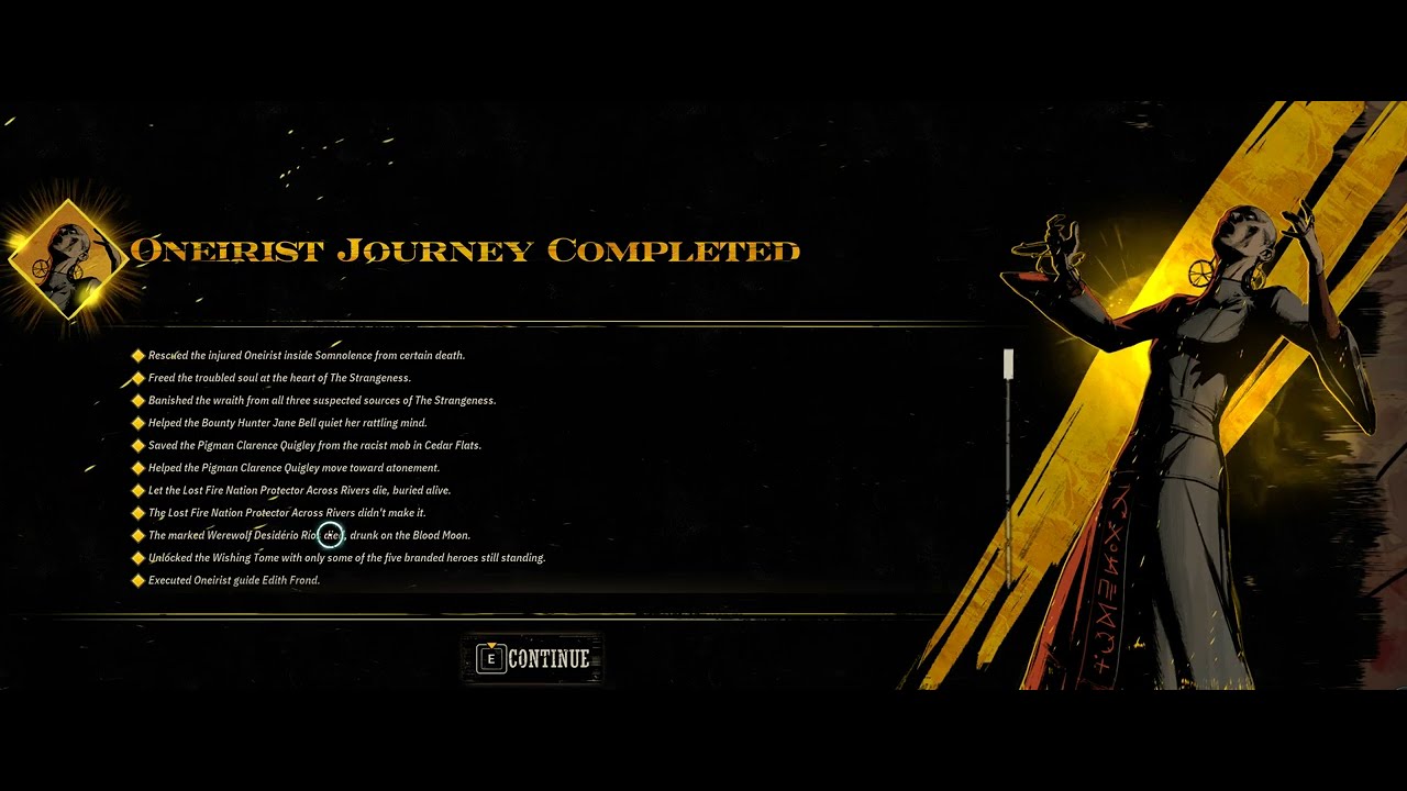 Weird West: Oneirist Journey Completed and the whole game now is finished. Gameplay 59