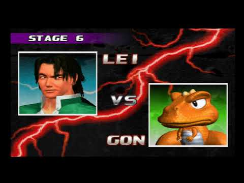 Tekken 3 ( PS1 ) - Lei - Arcade Mode - Original Music ( June 22, 2019 )