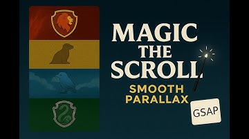 Master PARALLAX effect and GSAP animation: ✅ Step-By-Step Tutorial