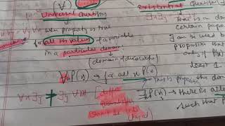 universal and existential quantifier...