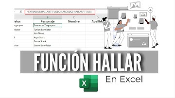 FUNCIÒN HALLAR EN EXCEL