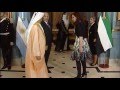 24 de ABR. Cristina Fernández recibió al Sheikh Mohammed Bin Rashid Al Maktoum