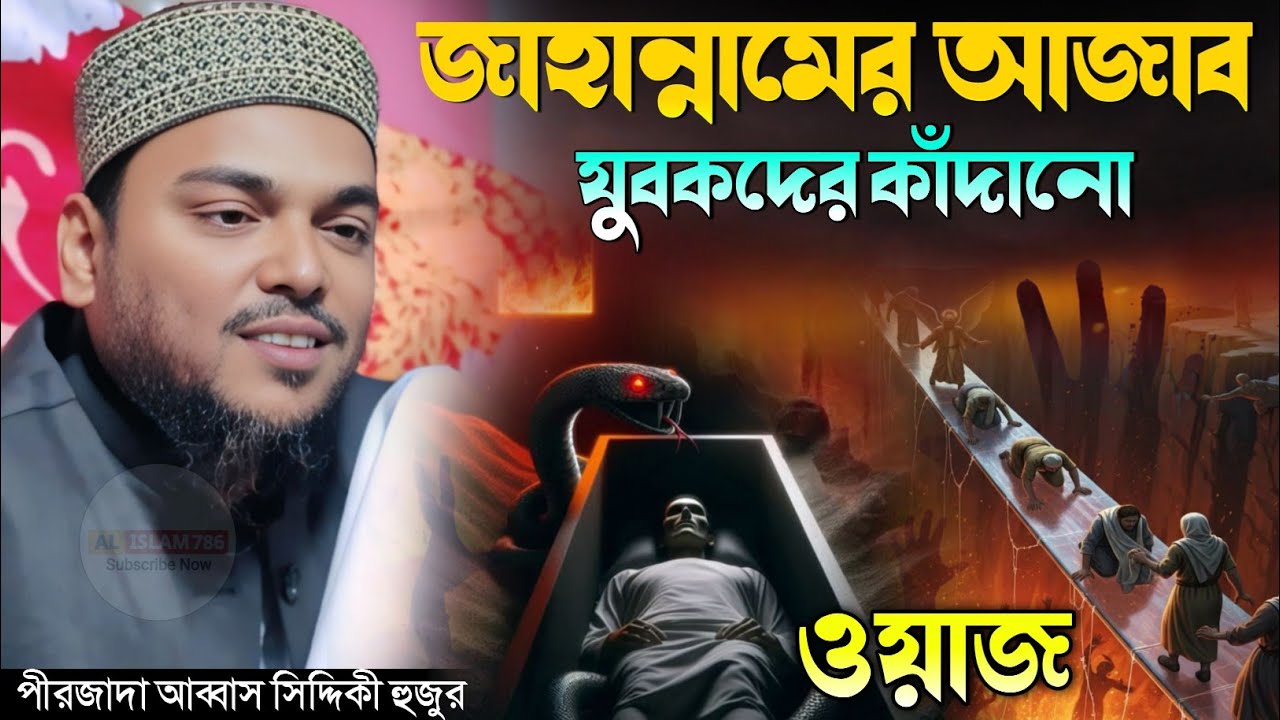 জাহান্নামের আজাব যুবকদের কাঁদানো ওয়াজ পীরজাদা আব্বাস সিদ্দিকী ওয়াজ,Pirzada Abbas Siddique Waz 