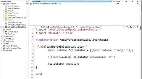 TDD & Objective-C in XCode- Getting Started