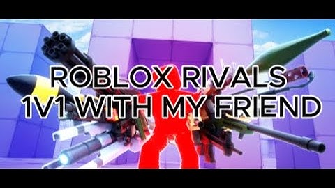1V1ing My Friend in Roblox Rivals #rivals #roblox #1v1