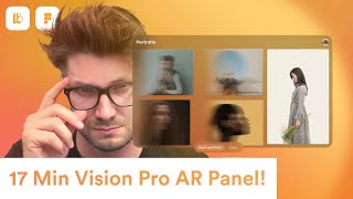 ⚡ DESIGN an Apple Vision Pro panel in 17 mins!