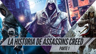TODA La Historia de Assassin's Creed Parte 1 (AC 1 a AC 3)