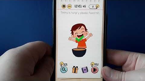 Brain Test Timmy is hungry please feed him