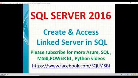 Create Linked Servers in SQL Server | sql server linked server creation