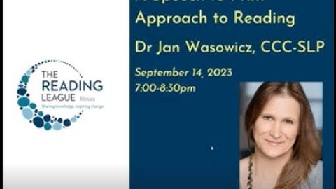 A Speech-to-Print Approach to Reading with Jan Wasowicz
