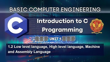 1.2 | Low level, High level, Machine & Assembly language | BT205 | C Programming |