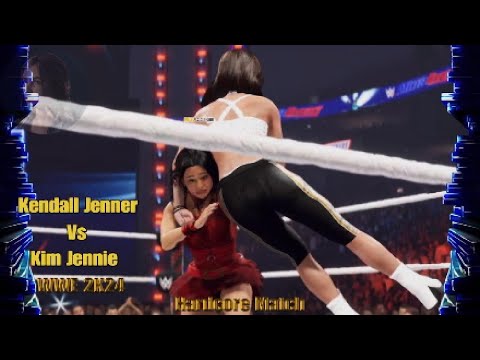 WWE 2K24 Kendall Jenner Vs Kim Jennie – Hardcore Match