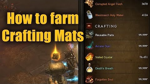 How to stack up Tons of Crafting Materials in Diablo 3