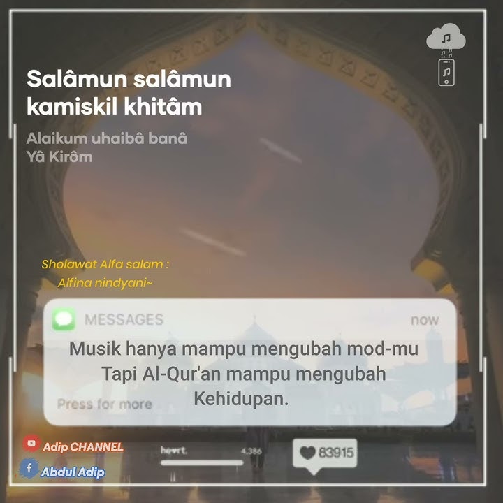 Alfina Nindyani~ Sholawat Alfa Salam { STORY WA } || Snapgram