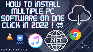 How to install multiple PC Software on one click in 2022 ! 😎